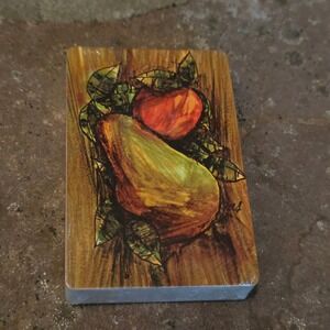 Vintage Trump Playing Cards Still Life Pear Apple Fruit Art Deck Made in USA New